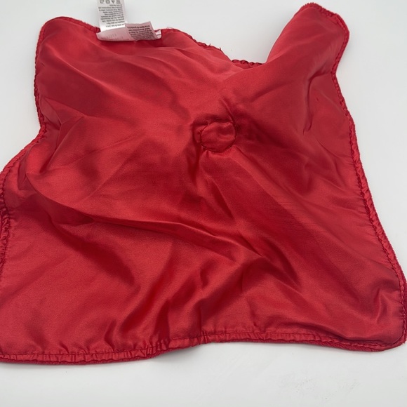 Sock Monkey Lovey I ❤️ Santa Rattle Velvet Satin Security Toy Baby Infant - Picture 5 of 6